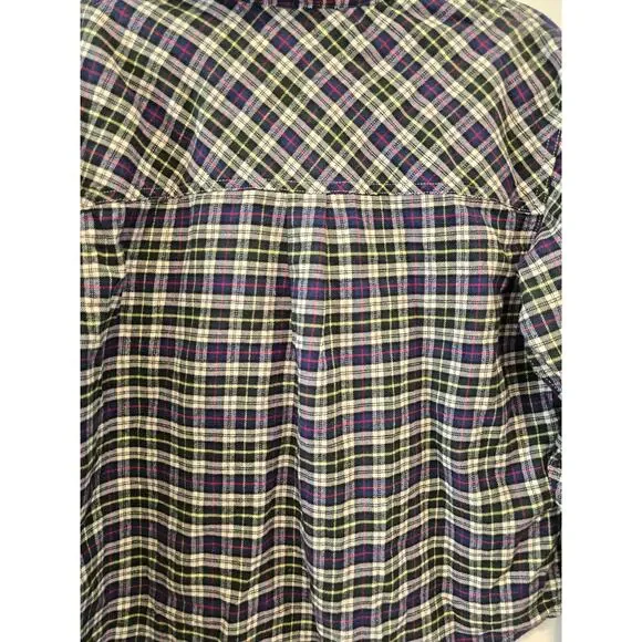 Alpine Design Navy and Cream Flannel Size M NWT - Picture 7 of 9